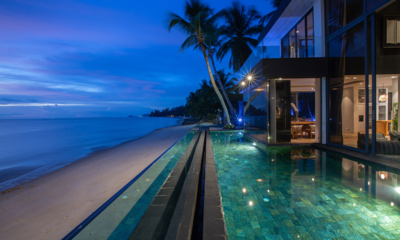 Villa U Swimming Pool with Sea View at Night | Lipa Noi, Koh Samui