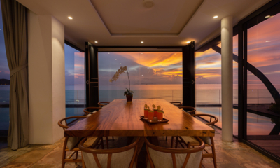 Villa U Indoor Dining Area with Sunset View | Lipa Noi, Koh Samui