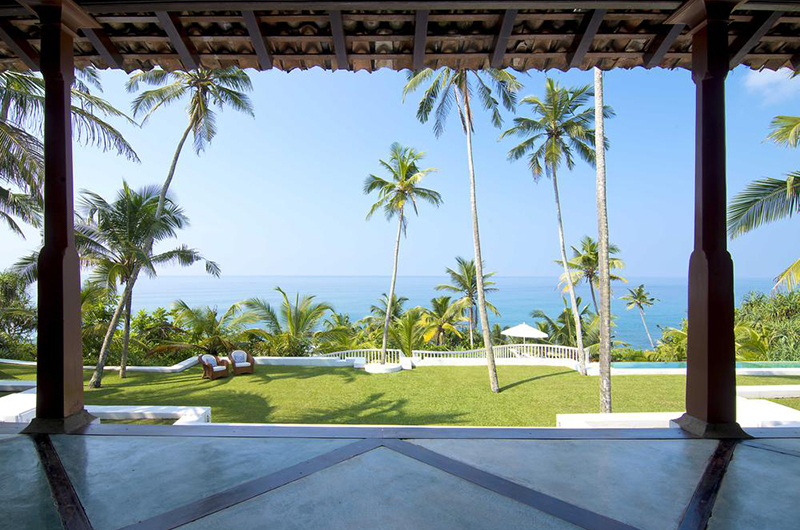 Pointe Sud Outdoor Seating with Ocean View | Mirissa, Sri Lanka