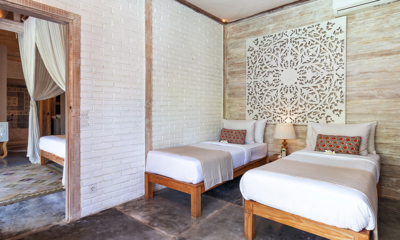 Villa Little Mannao Bedroom Two with Twin Beds | Kerobokan, Bali