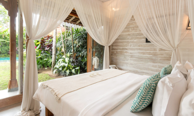 Villa Little Mannao Bedroom Three with Pool View | Kerobokan, Bali