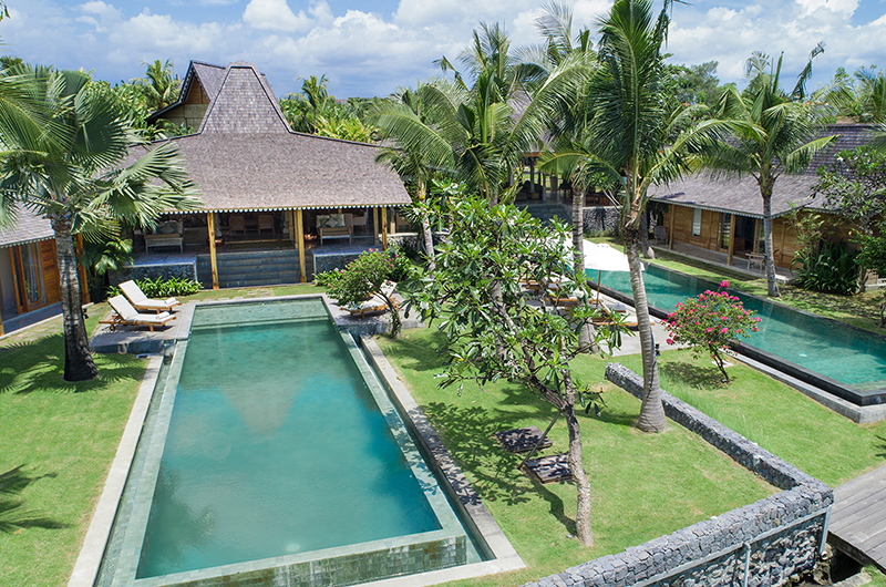 Villa Mannao Estate Gardens and Pool from Top | Kerobokan, Bali