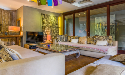 Villa Yoga Lounge Area with TV | Seminyak, Bali