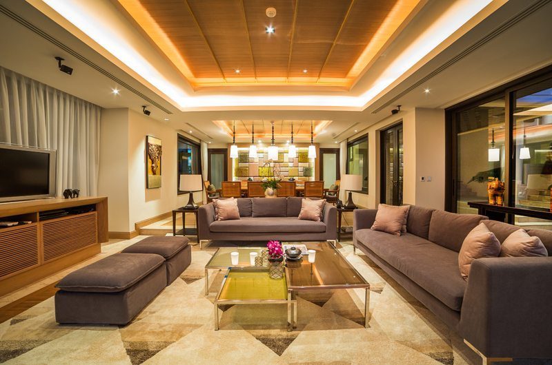4 Bedroom Ocean Front Residence Living Area | Layan, Phuket | Thailand