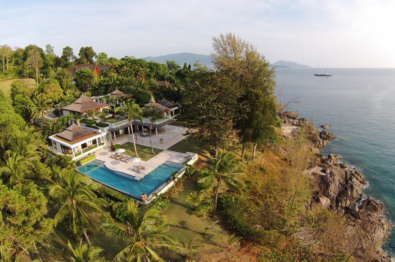 5 Bedroom Ocean Front Residence Bird's Eye View | Layan, Phuket | Thailand