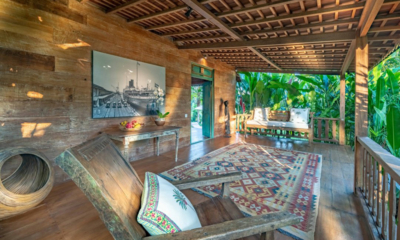 Villa Nag Shampa Balcony with Wooden Floor | Ubud Payangan, Bali