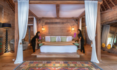 Villa Nag Shampa Bedroom with Wooden Floor | Ubud Payangan, Bali