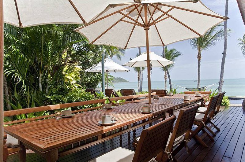 Bangrak Beachfront Villa Outdoor Dining | Koh Samui, Thailand