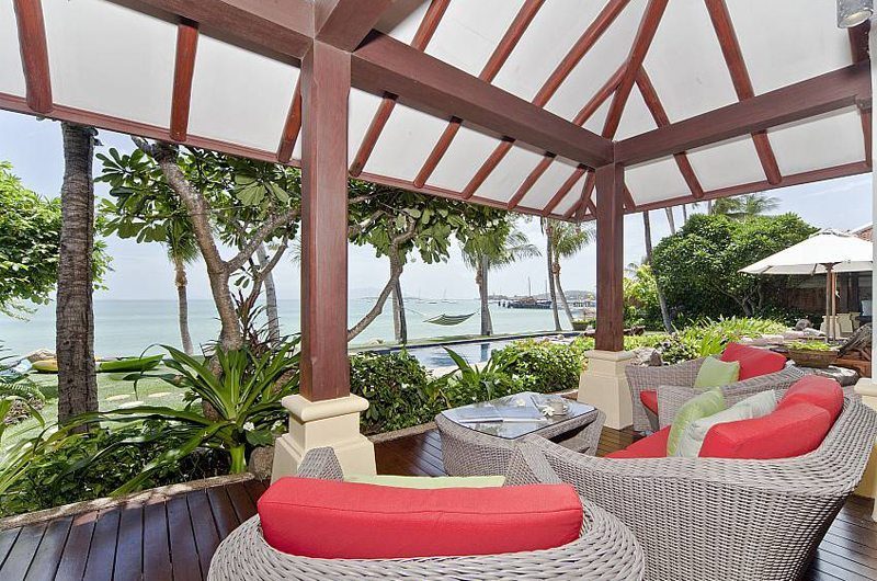 Bangrak Beachfront Villa Outdoor Lounge | Koh Samui, Thailand