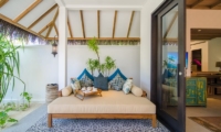 Finolhu Beach Villa Living Area | Baa Atoll, Maldives