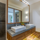 Maliga Kanda Heliconia Suite Bathroom with Mirror | Galle, Sri Lanka