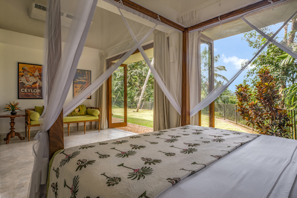 Maliga Kanda Jungle Suite Bedroom with Garden View | Galle, Sri Lanka