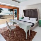 Iniala Beach House Collector's Villa Bedroom with Sea View | Natai, Phang Nga