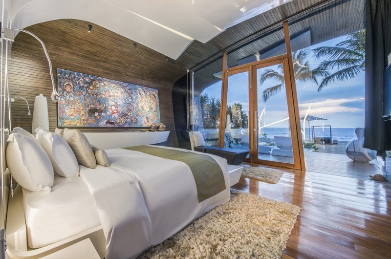 Iniala Beach House Villa Bianca Bedroom with Sea View | Natai, Phang Nga