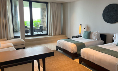 Soori Residence Twin Bedroom with Seating Area | Tabanan, Bali