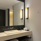 Soori Residence Bathroom with Mirror | Tabanan, Bali