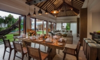 Villa Kajou Dining Area with Pool View | Seminyak, Bali