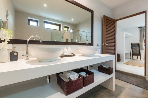 Secret Beach Villa Bedroom and En-suite Bathroom | Koh Pha Ngan, Koh Samui