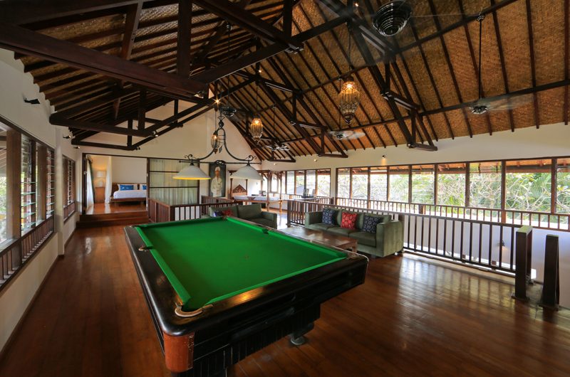 Four On Drupadi Villa Cinta Billiard Table | Bali, Seminyak