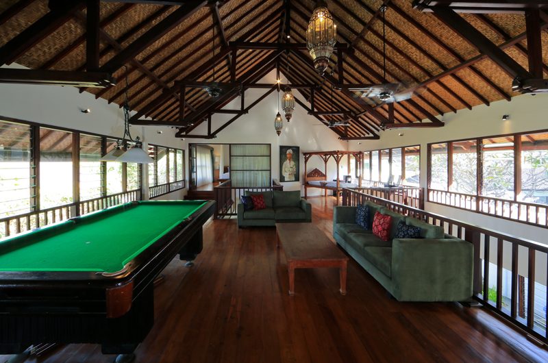 Four On Drupadi Villa Cinta Pool Table | Bali, Seminyak