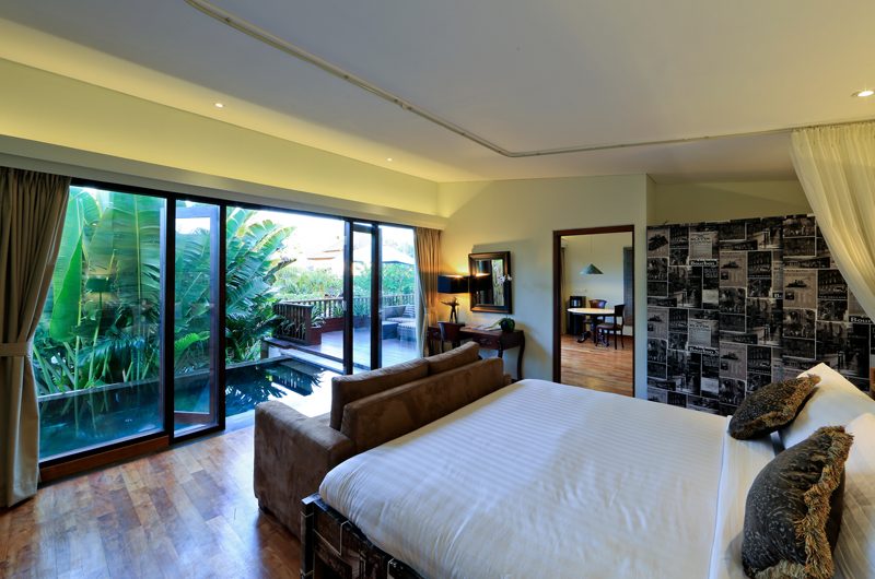 Four On Drupadi Villa Damou Bedroom with Pool View | Bali, Seminyak