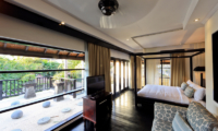 Four On Drupadi Villa Yuubi Bedroom and Balcony | Bali, Seminyak