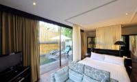 Four On Drupadi Villa Yuubi Bedroom with Pool View | Bali, Seminyak