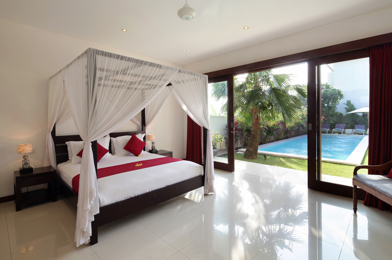 Villa Merayu Bedroom with Pool View | Canggu, Bali