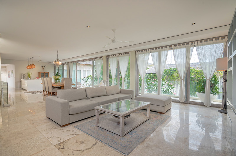 Villa Savasana Indoor Living and Dining Area | Canggu, Bali
