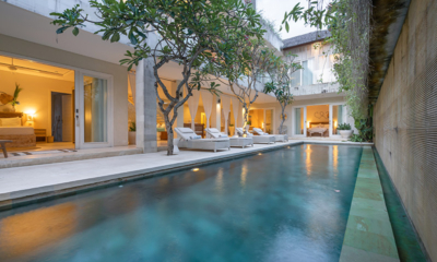 Villa Savasana Pool at Night | Canggu, Bali