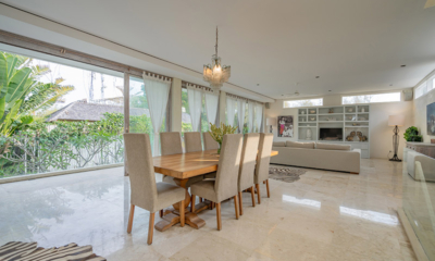 Villa Savasana Indoor Dining Area with Hanging Light | Canggu, Bali