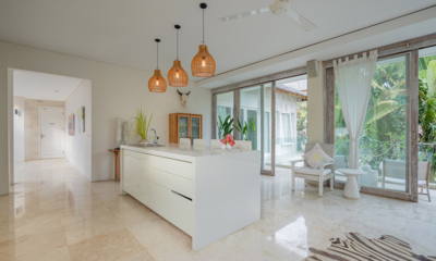 Villa Savasana Kitchen with Hanging Lights | Canggu, Bali