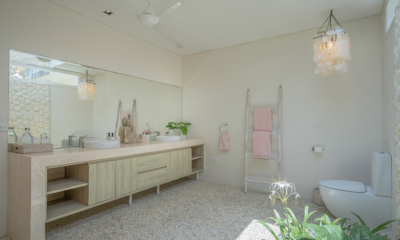 Villa Savasana His and Hers Bathroom One with Mirror | Canggu, Bali