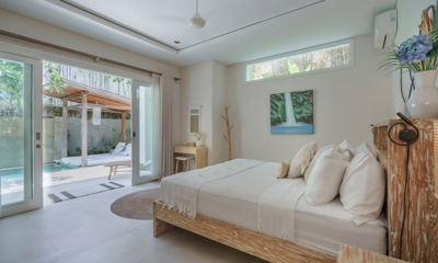 Villa Savasana Bedroom Three with Pool View | Canggu, Bali