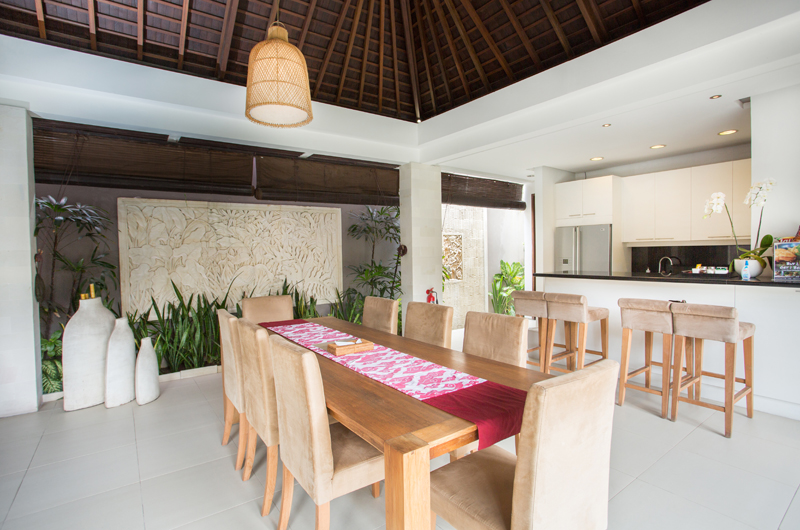 Chandra Villas Chandra Villas 3 Kitchen and Dining Area | Seminyak, Bali