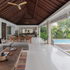 Chandra Villas Chandra Villas 8 Living Area with Pool View | Seminyak, Bali