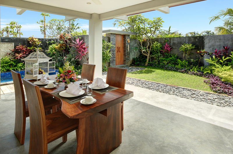 Sativa Villas Villa Jasmine Pool Side Dining | Ubud, Bali