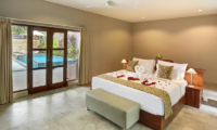 Sativa Villas Villa Rose Bedroom with Pool View | Ubud, Bali