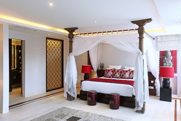 Surga Villa Estate Villa Surga One Ganesh Bedroom and Bathroom | Ungasan, Bali
