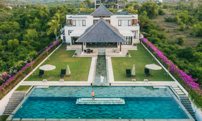 Surga Villa Estate Villa Surga One Gardens and Pool from Top | Ungasan, Bali
