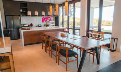 Surga Villa Estate Villa Surga Two Kitchen and Dining Area with Area | Ungasan, Bali