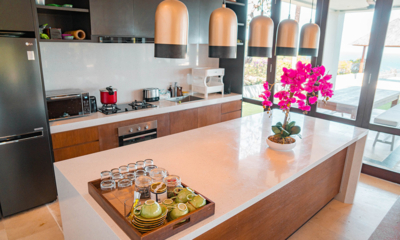 Surga Villa Estate Villa Surga Two Kitchen with Hanging Lamps | Ungasan, Bali
