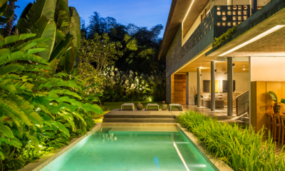 Villa Casabama Villa Casabama Panjang Pool View at Night | Gianyar, Bali