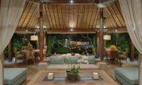 Villa Vanna Sedi Indoor Living Area with Pool View | Canggu, Bali
