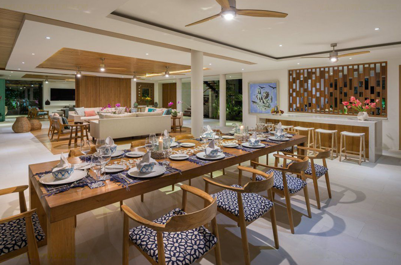 Villa Zambala Living and Dining Area | Canggu, Bali