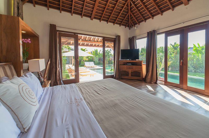 La Villa Des Sens Bali Bedroom with Pool View | Kerobokan, Bali