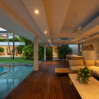 Villa Zambala Pool Side Lounge Area | Canggu, Bali