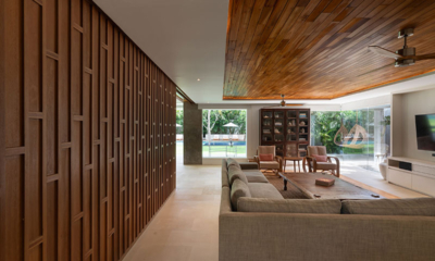 Villa Zambala Living Area with TV | Canggu, Bali