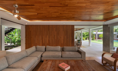 Villa Zambala Living Area with View | Canggu, Bali