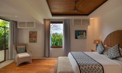 Villa Zambala Bedroom One with Seating Area | Canggu, Bali